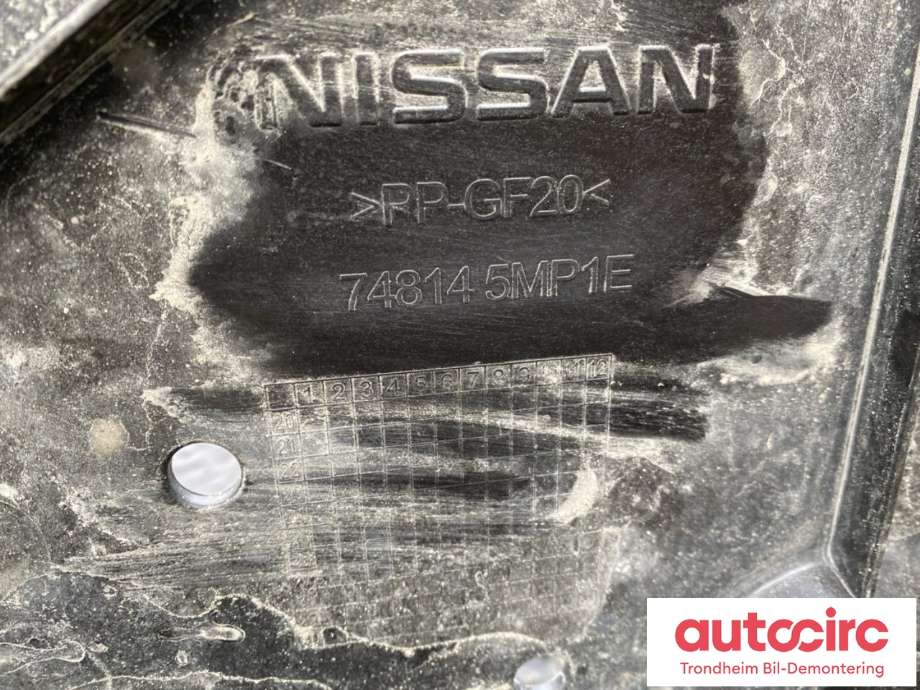 Motorplate under motor til Nissan Ariya 2022-->>  (LES INFO|74814-5MP1E|748145MP1E|)