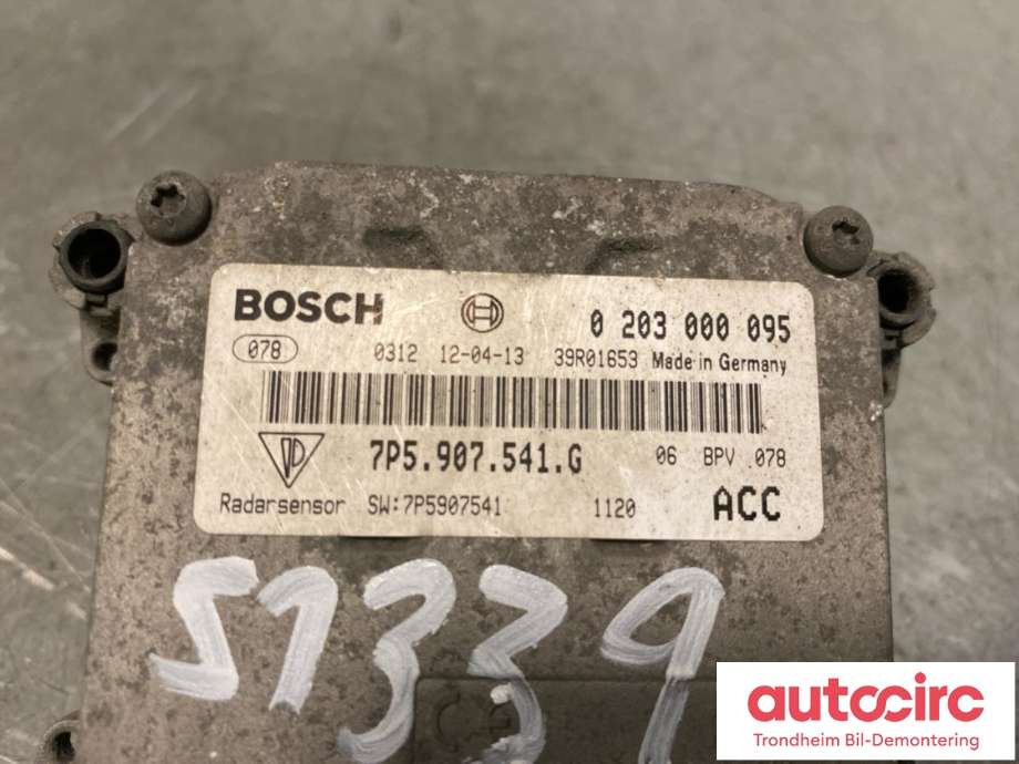 Sensor radar til Porsche Cayenne 2010-2017 (92A) (92A) (BOSCH|7P5907541G|0203000095|95860508511| 958907541A)