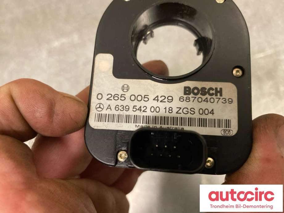 Sensor rattvinkel til Mercedes Vito/Viano 2004-2010 (Fase 1) (W639) (W639) (BOSCH|A6395420018|A6395420018ZGS|A6395420018ZGS004| 0265005429)