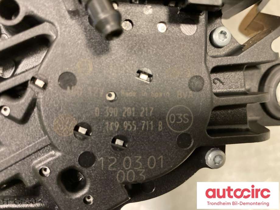 Viskermotor bakrute til VW Golf VI 2008-2012 (BOSCH|1K9955711A|1K99557110390|0390201217)