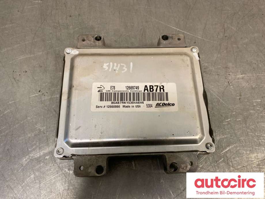 Styreenhet motor til Opel Mokka 2012-2016 (Type I, Fase 1)  (ACDELCO|12643636|12692200|12668866| 12668991| 12669749)