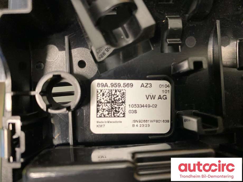 Taklyspanel til Audi Q4 e-tron 2021-->> (...|89A959569|)