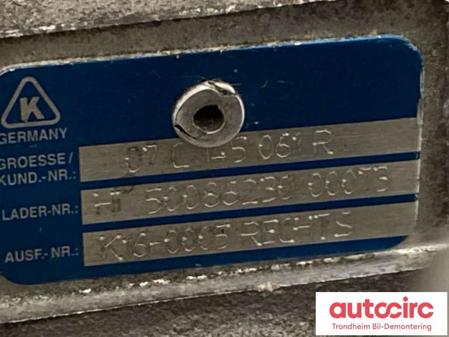 Turbo til Bentley Flying Spur 2005-2013  (HØYRE SIDE|07C145061AA|07C145061AH|07C145061R)