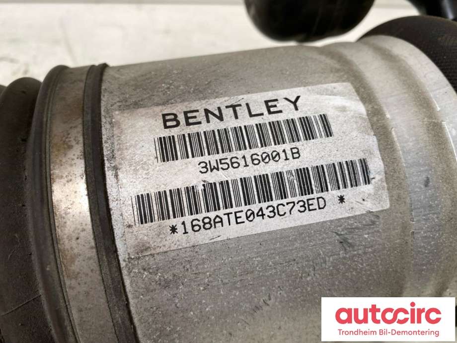 Fjær bak nivå luftpute/belg til Bentley Flying Spur 2005-2013  (ATE|3W5616001A|3W5616001C|3W5616001B)