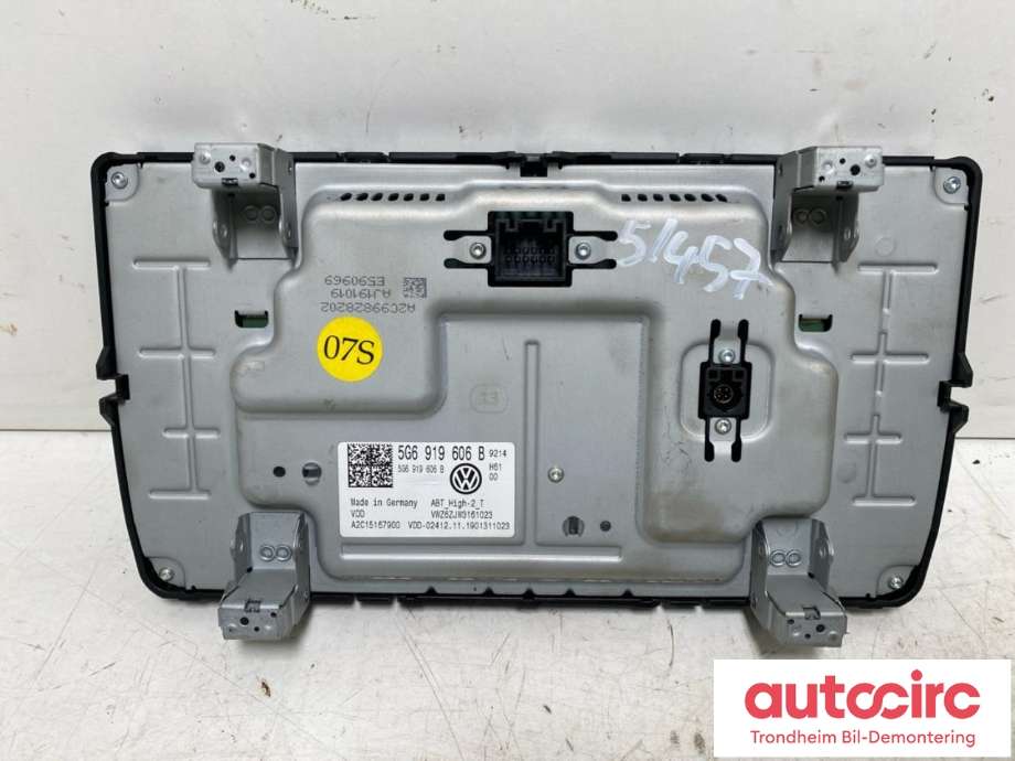 Bilstereo navigasjon skjerm til VW Transporter / Caravelle 2019-->> (T6.1) (T6.1) (LES INFO|5G6919606B|5G6919606E|)