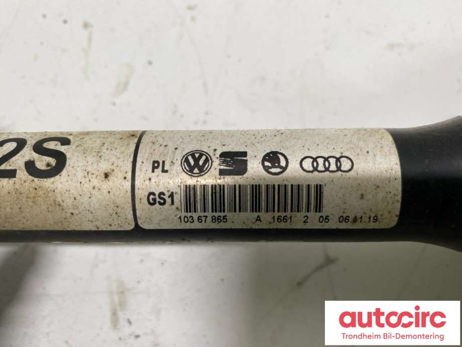 Drivaksel høyre foran, diesel/automat til VW Transporter / Caravelle 2019-->> (T6.1) (T6.1) (..|7E0407272BG|7LA407272J|7E0407454PX| 7LA 407 272 J| 7E0 407 454 PX| 7E0 407 272 BG)