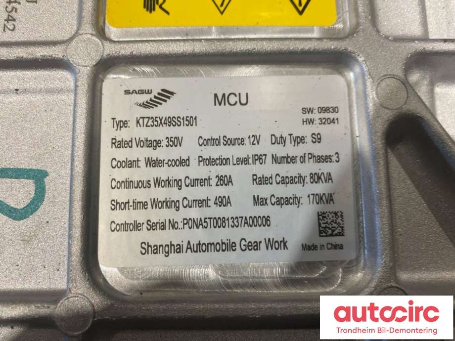 Motor elbil foran til Maxus e-Deliver 9 2020-->>  (..|C00444600|)