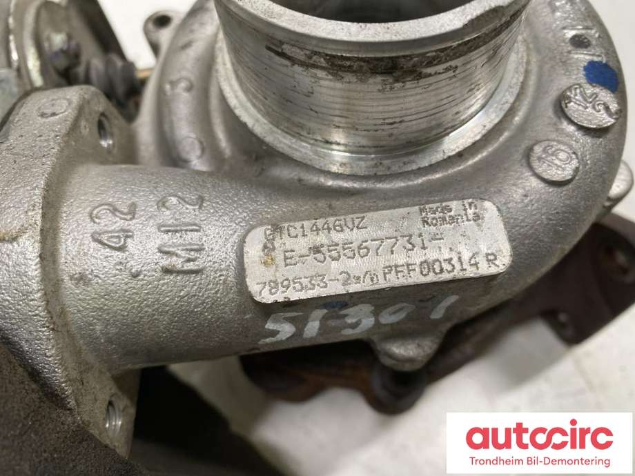 Turbo til Opel Mokka 2012-2016 (Type I, Fase 1) (GARRETT|55567731|95516204|)