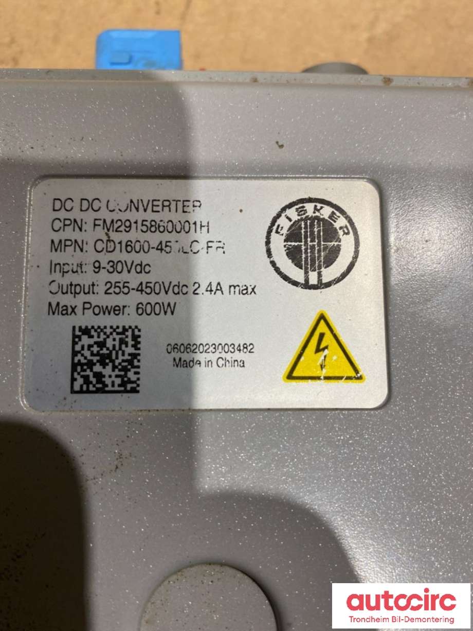 DCDC converter elbil til Fisker Ocean 2022-2024  (FISKER|FM2915860001H|)