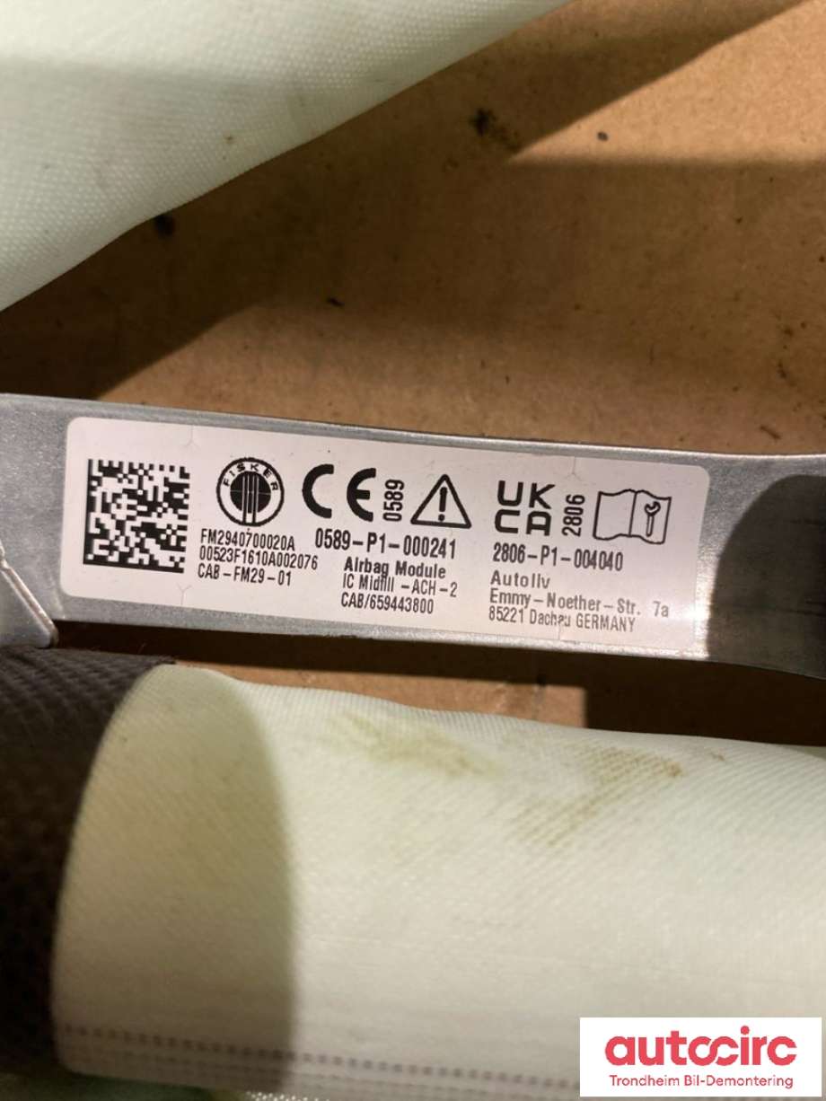 Airbag gardin venstre til Fisker Ocean 2022-2024  (AUTOLIV|FM29400700020A|)