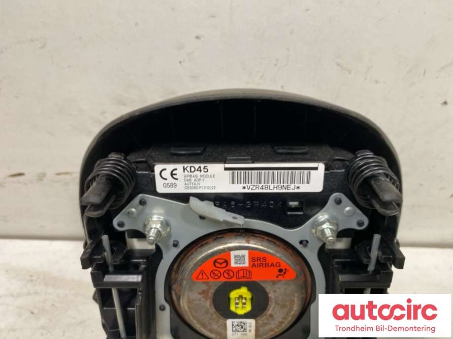 Airbag rattpute til Mazda CX-5 2012-2017 (Type I)  (KD45-57-K00C 02|KD45-57-K00C|KD4557K00C)