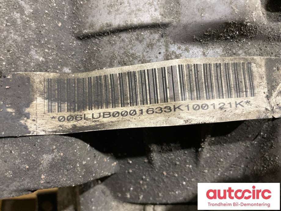 Girkasse manuell til Audi A3 2009-2012 (Type II, Fase 2)  (...|0A4300046H|0A4 300 046 H|LUB)