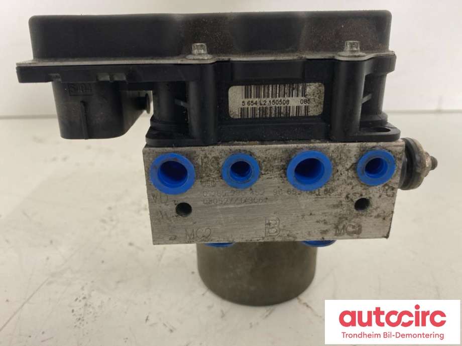 ABS sentral til Peugeot 308 2007-2011 (Type I, Fase 1) (BOSCH|9665363180|4541GY|1607126280| 4541GZ| 4541 GY| 16 071 262 80| 4541 GZ| 9665734580| 0265230452| 0265951103)