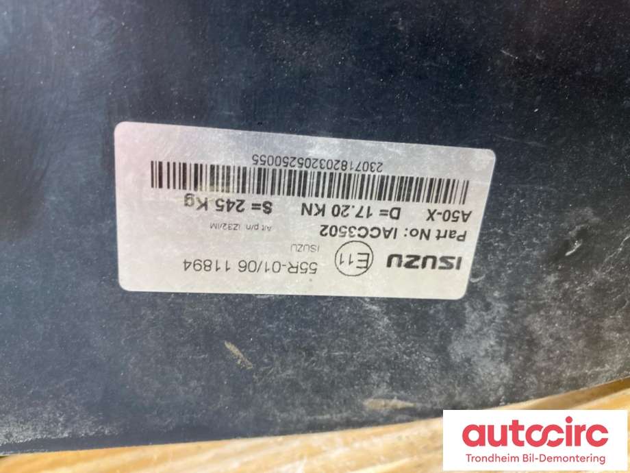 Hengerfeste til Isuzu D-Max 2021-->> (Type III) (..|)