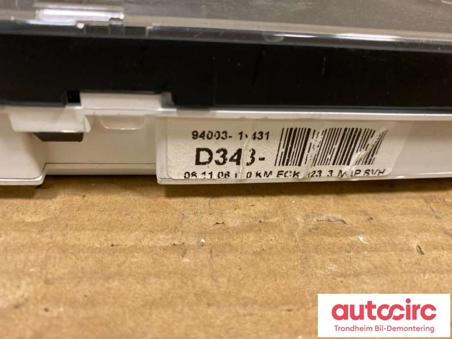 Instrumentpanel til Kia Sportage 2005-2010 (Type II)  (...|940031F431|)