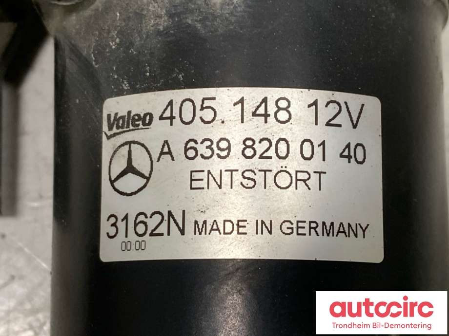 Viskermotor frontrute til Mercedes Vito/Viano 2010-2014 (Fase 2) (W639) (W639) (..|A6398200140|)