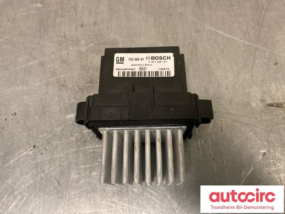 Varmeapparat motstand til Opel Mokka, 2012-2016 (Type I, Fase 1) (BOSCH|13598091)