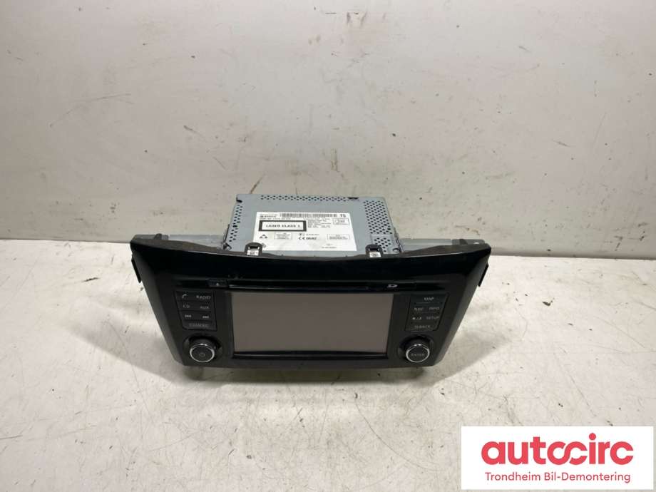Bilstereo navigasjon til Nissan Qashqai, 2014-2021 (Type II)  (..|259154ET2A)