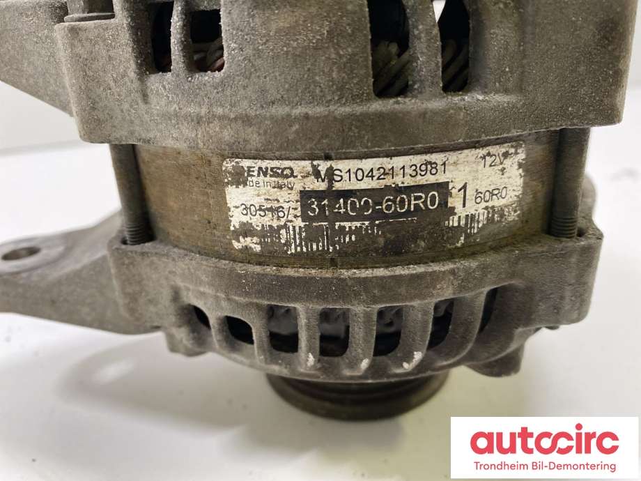 Dynamo til Suzuki SX4 S-CROSS 2013-->> (Type II)  (DENSO|31400-60R01|LRA04483|2451471002| 185540130260| 3140060R01| MS1042113981)