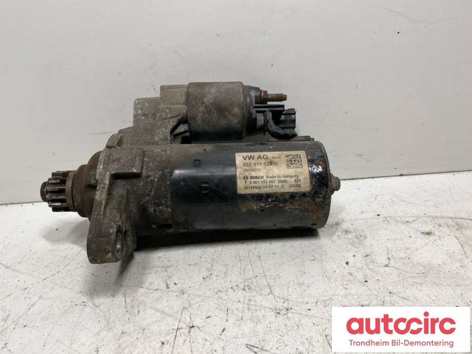 Starter diesel til VW Transporter / Caravelle 2015-2019 (T6) (T6) (BOSCH|02Z911024H|02Z911024HX|)