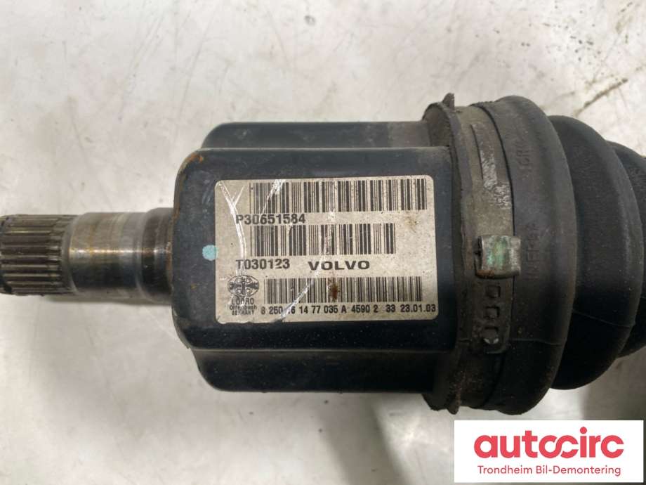 Drivaksel venstre foran, bensin/automat til Volvo XC90 2002-2006 (Type I, Fase 1)  (8601581|)