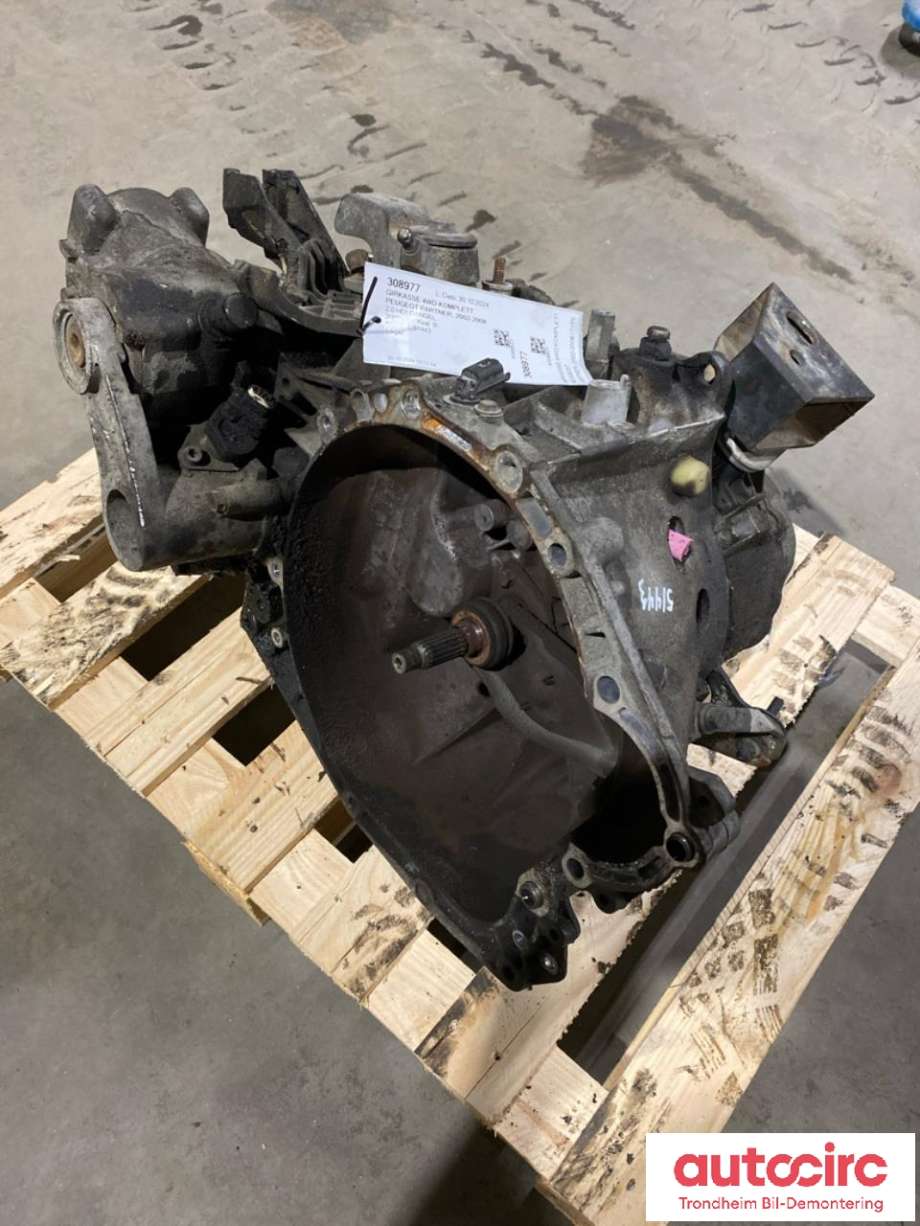 Girkasse 4WD komplett til Peugeot Partner 2002-2008 (Type I, Fase 2) (LES INFO.|)