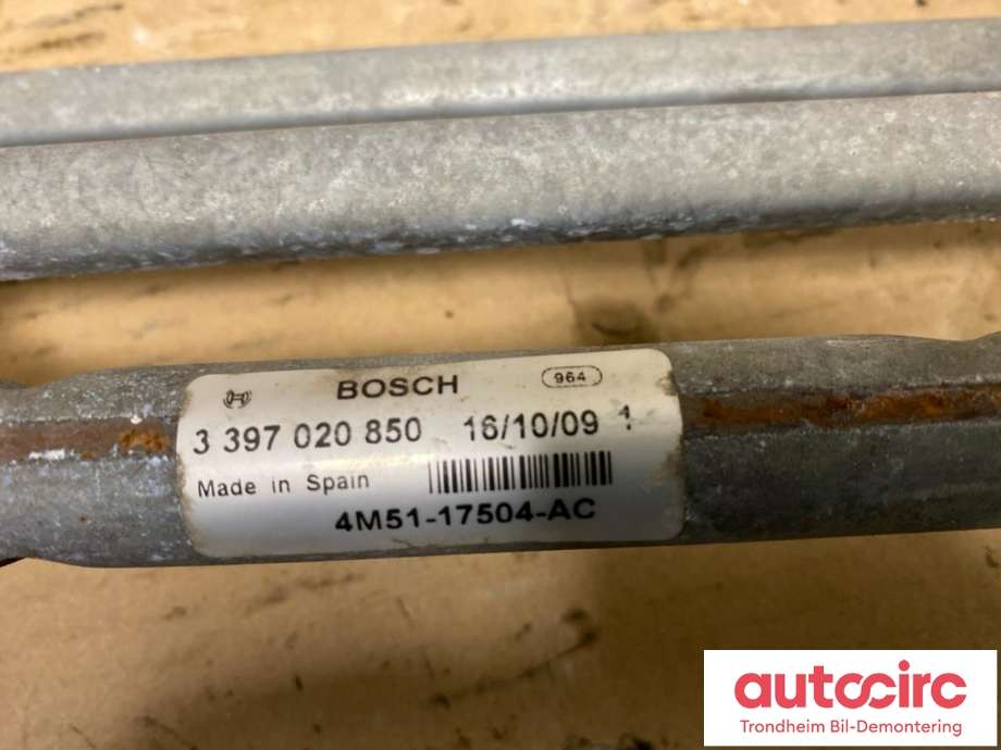Viskeroverføring til Ford Focus 2008-2010 (Type II, Fase 2)  (BOSCH|4M51-17504-AC|1704580|4M51-17K484-AD| 4M51-17K484-AC)