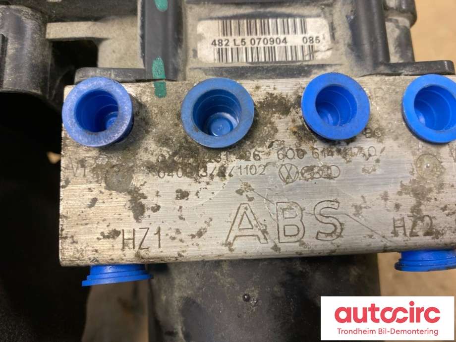 ABS sentral til VW Polo 2002-2005 (Type IV, Fase 1) (BOSCH|6Q0907379AA|0265800363|6Q0614117R)
