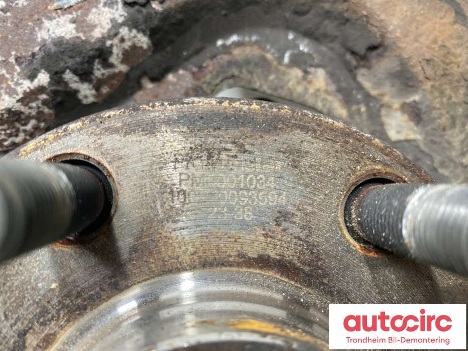 Hjulspindel høyre foran til Nissan Navara 2005-2010 (Fase 1) (D40) (D40) (..|40014EB000|400145X00C|)
