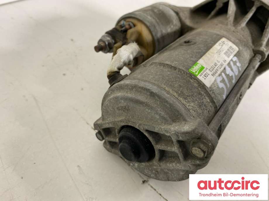 Starter diesel til Fiat Scudo 2007-2017 (Type II)  (VALEO|9646972280|D8R27|9647157980)