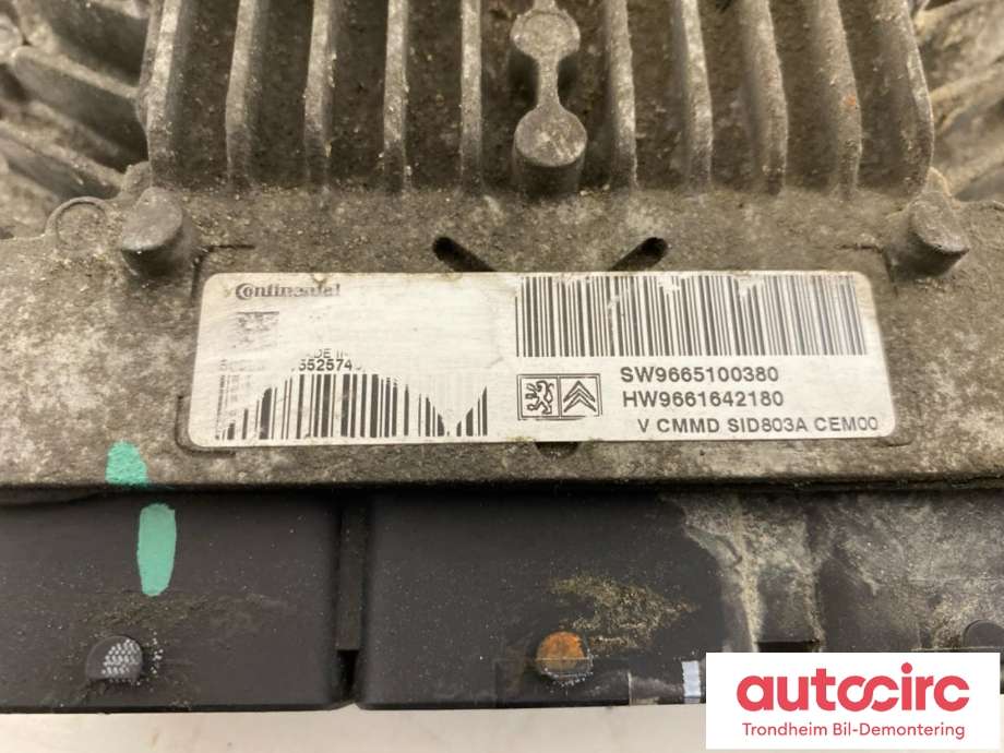 Styreenhet motor til Fiat Scudo 2007-2017 (Type II)  (CONTINENTAL|9665100380|1609523880|)
