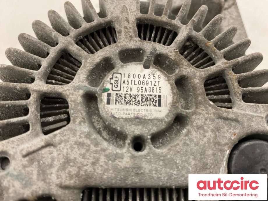 Dynamo til Mitsubishi Space Star 2013-->> (Type II)  (MITSUBISHI ELECTRIC|1800A359|A5TL0691ZT|)
