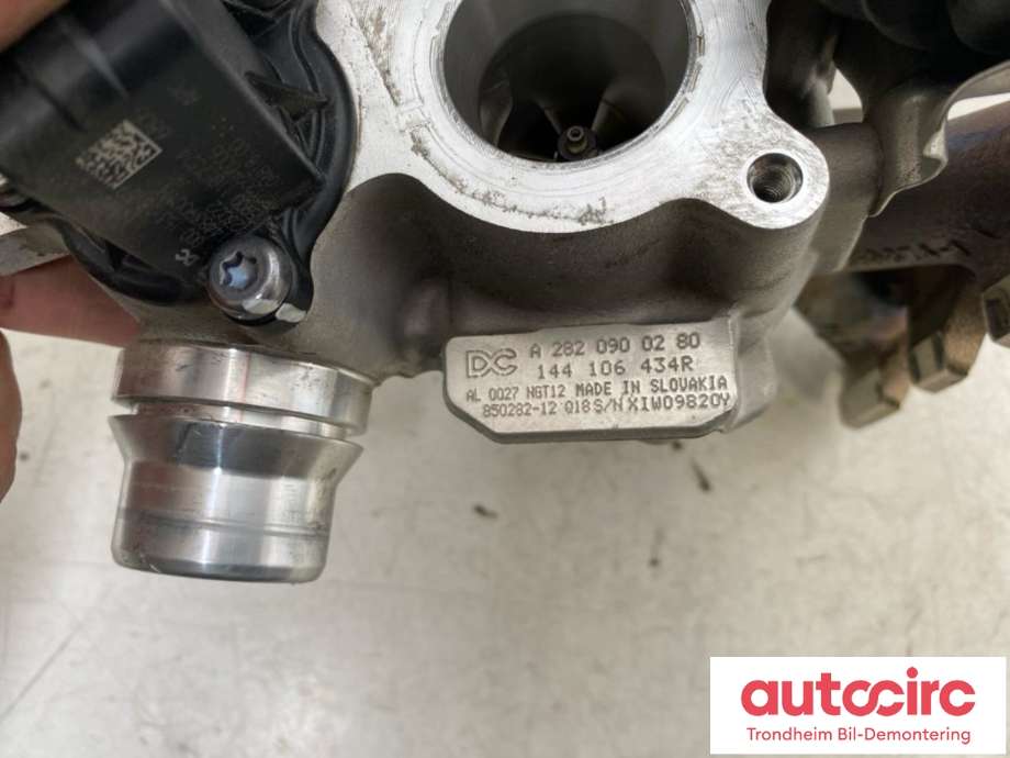 Turbo til Mercedes CLA 2019-->> (C118) (C118) (..|A2820900280|A 282 090 02 80|144106434R| 850282-12)