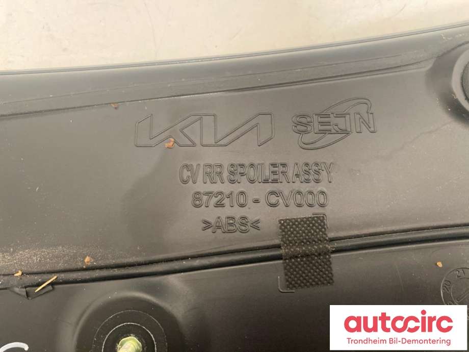 Spoiler bakluke til Kia EV6 2021-->>  (LES INFO|87210-CV000|87210CV000AGT|87210CV000)