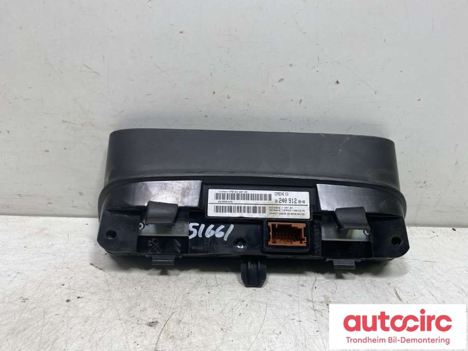 Instrumentpanel til Citroën C4, Cactus 2018-2021 (Fase 2)  (..|9824091280|9830087680|)