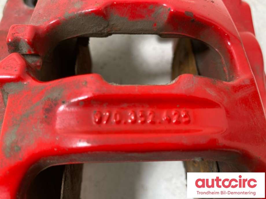 Bremsecaliper venstre bak til Porsche Panamera 2009-2017 (Type I) (970) (970) (BREMBO|00004311039|070352425|)