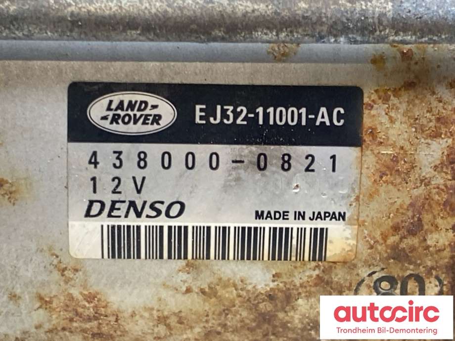 Starter diesel til Land Rover Range Rover, Evoque 2011-2019 (Type I)  (LR047573|LR084922|EJ3211001AB| EJ3211001AD)