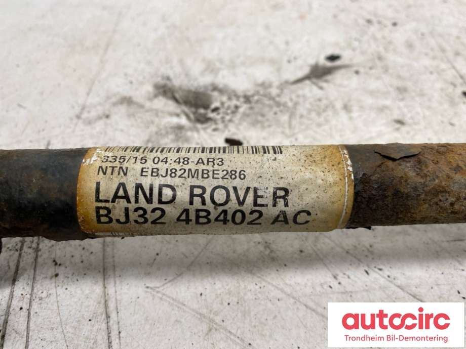 Drivaksel venstre bak, diesel/automat til Land Rover Range Rover, Evoque 2011-2019 (Type I)  (LR061904|BJ324B402AC|)