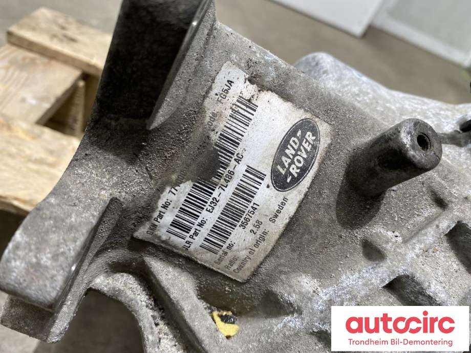 Girkasse 4WD fordelingskasse til Land Rover Range Rover, Evoque 2011-2019 (Type I)  (..|LR051075|EJ327L486CA|)