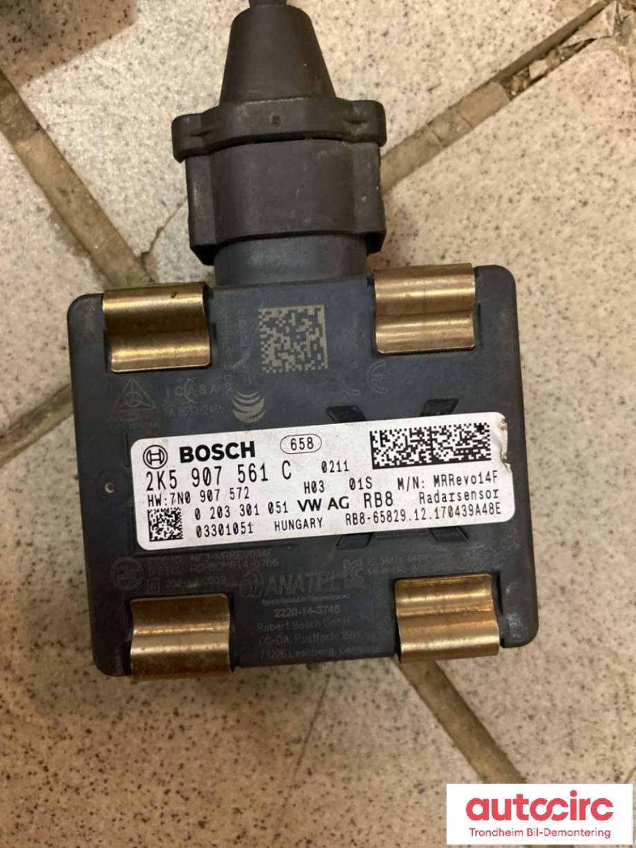 Sensor radar til VW Caddy 2015-2020 (Type III, Fase 3) (BOSCH|2K5907561C|2K5 907 561C|)