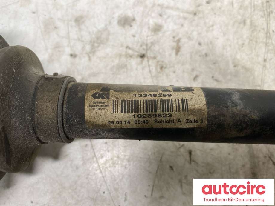 Drivaksel høyre foran, diesel/manuell til Opel Zafira Tourer 2012-2018  (..|13348259|95520489|1677187780)