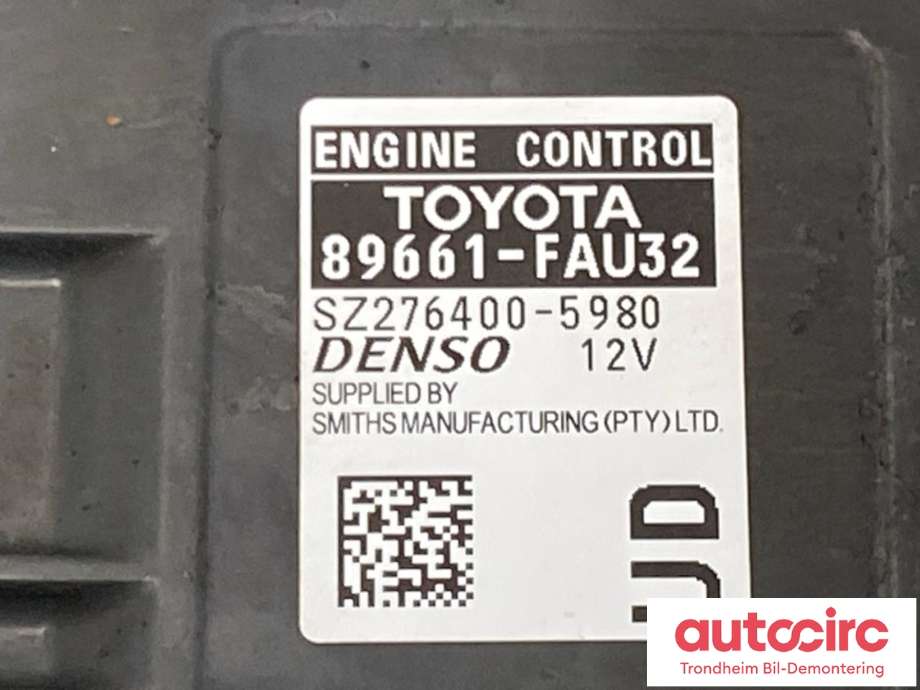 Styreenhet motor til Toyota Hilux 2020-->> (DENSO|89661-FAU32|89661-FAU33|)