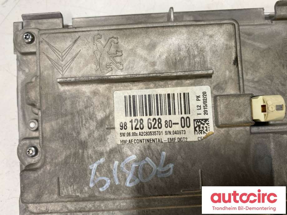 Bilstereo navigasjon skjerm til Peugeot 2008 2013-2019 (Type I)  (CONTINENTAL|9812862880|9803584280)