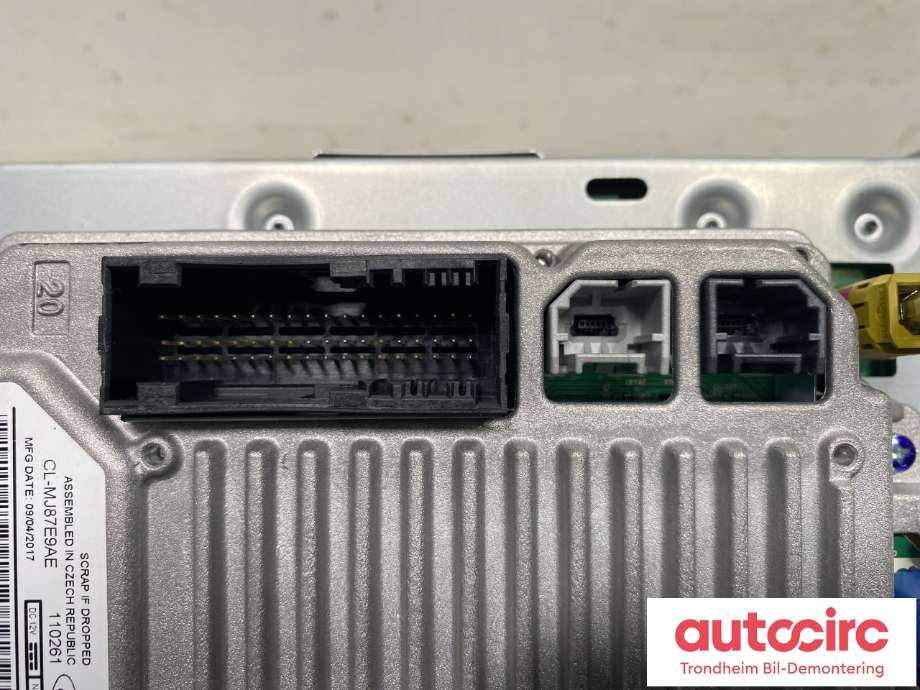 Bilstereo navigasjon skjerm til Ford Kuga 2013-2019  (FORD|1922171|GJ5T18B955SB|)