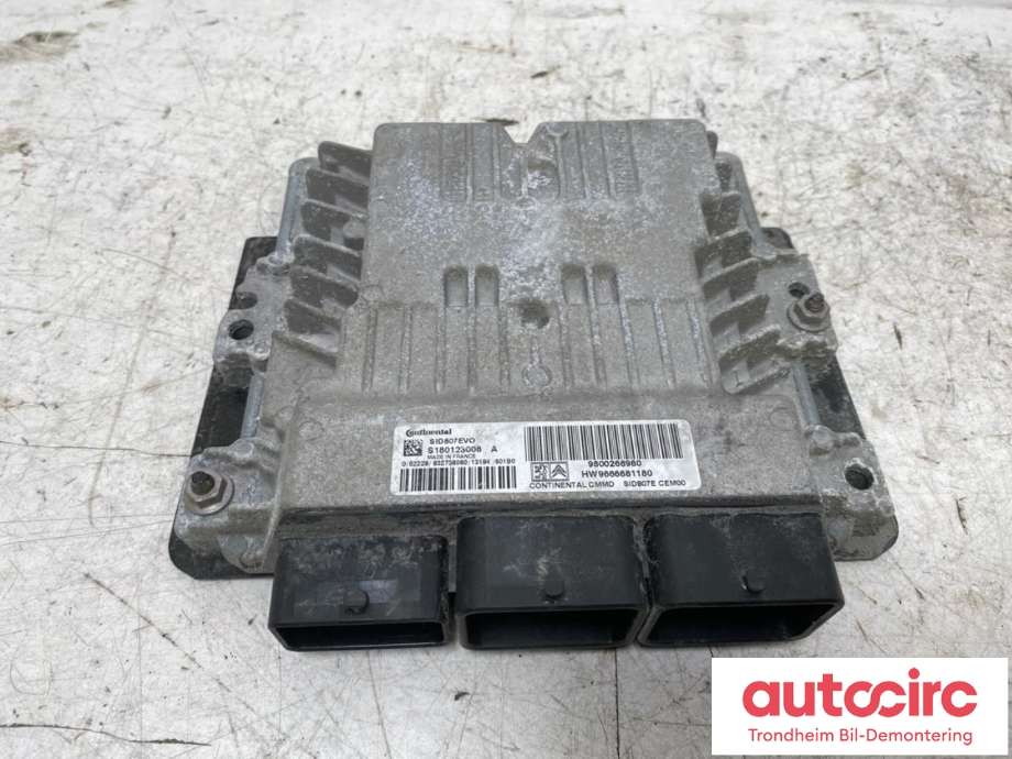 Styreenhet motor til Peugeot 5008, 2010-2017 (Type I)  (..|9800268980)