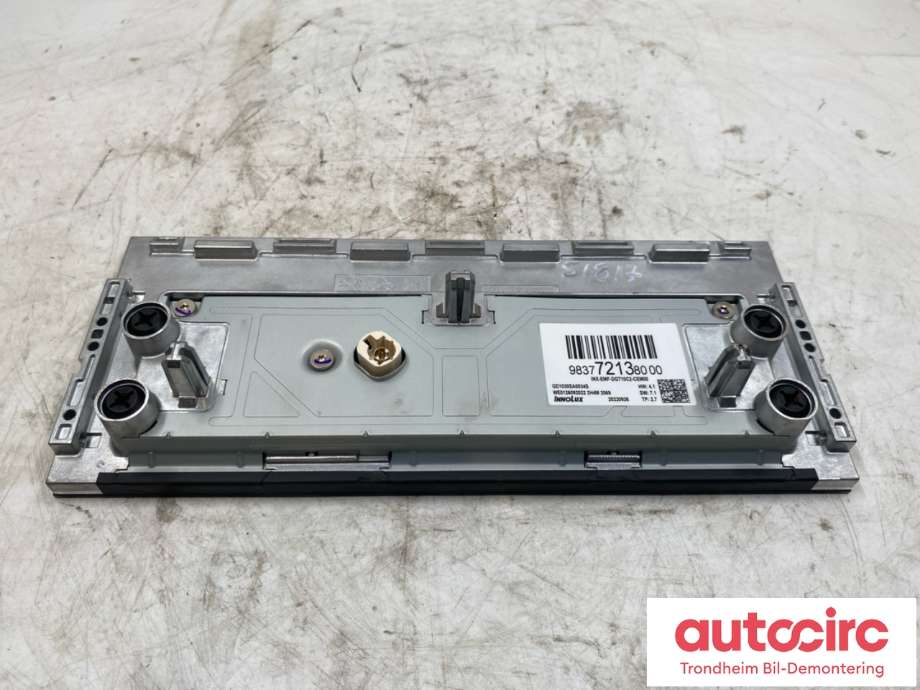 Bilstereo navigasjon skjerm til Opel Mokka E 2020-->> (Type II)  (98 377 213 80|)