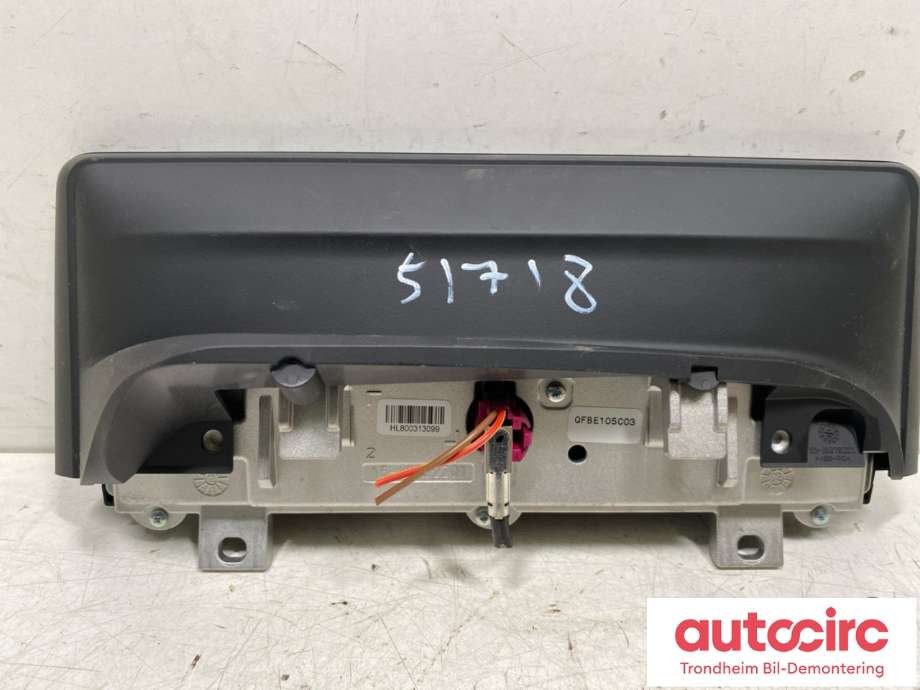 Bilstereo navigasjon skjerm til BMW 1-Serie 2011-2015 (Fase 1) (F20/F21) (F20/F21) (L7 CID HIGH|65509292245|9292245 02 0|)
