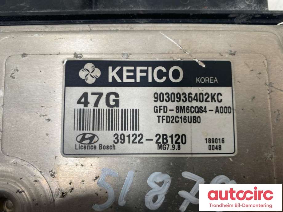 Styreenhet motor til Hyundai i30 2007-2012 (Type I) (KEFICO|391222B120|9030936402KC|)