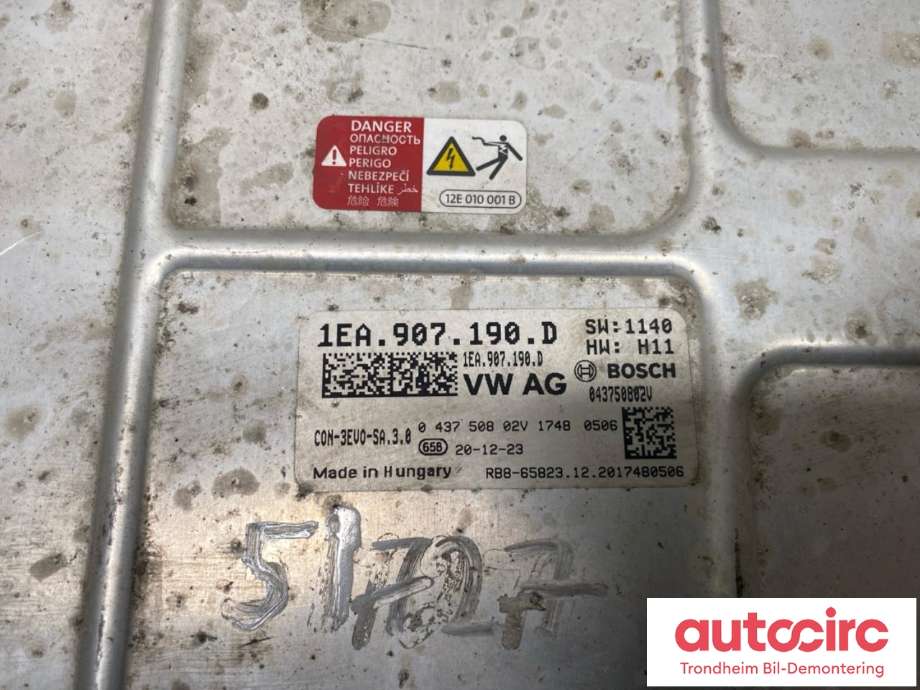 Varmeapparat PTC-heater til Škoda Enyaq 2021-->>  (..|1EA 963 221 B|1EE 963 221 B|1EA 963 231| 1EA 963 231)
