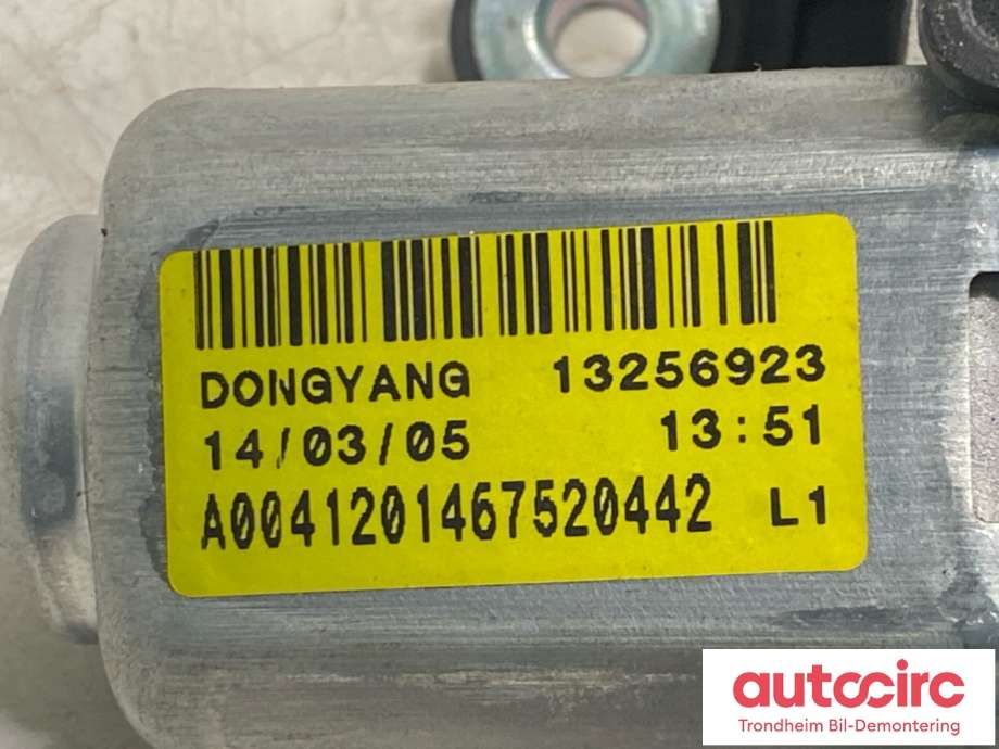 Viskermotor bakrute til Opel Zafira Tourer 2012-2018  (DONGYANG|13256923|)